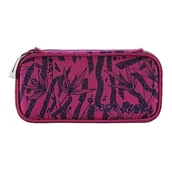 Piórniki - Coocazoo PencilDenzel "WWF Anemone-Trail" różowy piórnik z ekierką geodezyjną, przegródka na plan lekcji, wyjmowany uchwyt na długopisy, dodatkowa kieszeń na zamek błyskawiczny, różowy, Piórnik - miniaturka - grafika 1