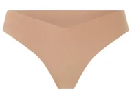 Majtki damskie - esmara® Stringi damskie cięte laserowo, 3 pary (Jasnobrązowy, M(40/42)) - miniaturka - grafika 1