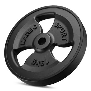Marbo Sport Obciążenie żeliwne gumowane 15 kg MW-O15G-kier - - Obciążenia - miniaturka - grafika 1