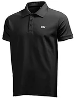 Koszulki męskie - Helly Hansen męska koszulka polo New Drift Line, czarny, XL 50584_990-XL - miniaturka - grafika 1