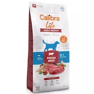 Sucha karma dla psów - Calibra Life Adult Medium Fresh Beef 2,5Kg - miniaturka - grafika 1