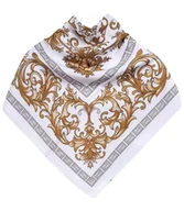 Apaszki i szaliki damskie - Chusta delikatna elegancka apaszka ornament - miniaturka - grafika 1