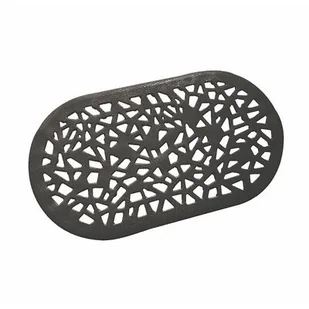 Mata antypoślizgowa Grenada 68 x 39 cm czarny - Maty antypoślizgowe - miniaturka - grafika 1