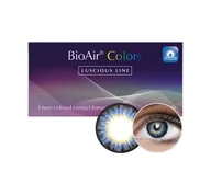 Soczewki kontaktowe - BIOAIR COLORS LUSCIOUS LINE SOCZEWKI KOLOROWE SUPERB AQUA 2 SZTUKI 0.00 / 8.6 - miniaturka - grafika 1