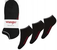 Skarpetki męskie - Wrangler Skarpety stopki 3-pak 39-42 czarne - miniaturka - grafika 1