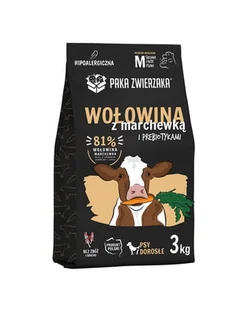 PAKA ZWIERZAKA Seventh Heaven Karma sucha Wołowina z marchewką M 3kg - - Sucha karma dla psów - miniaturka - grafika 1