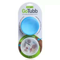 Termosy - Zestaw 2 pojemników turystycznych Humangear GoTubb 2-pack L - blue/clear - miniaturka - grafika 1