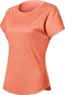 Koszulki i topy damskie - REVIVE T-shirt sportowe krótki rękaw .damskie .M .pomarańczowy - miniaturka - grafika 1