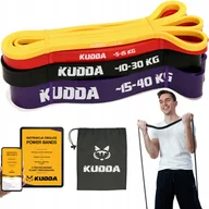 Gumy, taśmy, ekspandery - Zestaw 4 Gum Do Ćwiczeń Power Band Gumy Oporowe - miniaturka - grafika 1