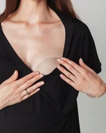 Piżamy ciążowe - PIAPIMO-KOSZULA DO SPANIA I KARMIENIA FRANCESCA ONE SIZE- CZARNA - miniaturka - grafika 1