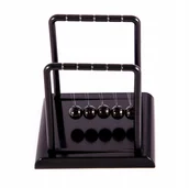 Dekoracje domu - Czarne Wahadło Newtona Kołyska Kulki Na Biurko - miniaturka - grafika 1