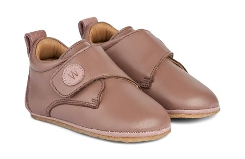 Wheat Dakota dziecięce buty dziecięce, uniseks, rozmiary dla chłopców i dziewczynek, 100% skóra, oddychające kapcie, 2163 Dusty Rouge, 24 EU