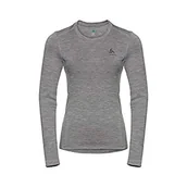Koszulki i topy damskie - ODLO Suw Top Crew Neck L/S Natural 100% Merin podkoszulka damska, wielokolorowa, l 110811 - miniaturka - grafika 1