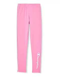 Champion Legginsy z regularnym logo dla dziewczynek i dziewcząt Legacy C, Gorący róż, 13-14 lat - Legginsy - miniaturka - grafika 1
