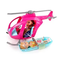 Manekiny wystawowe - MELODY - Helikopter Ratunkowy z 2 lalkami - Melody City - Lalka Manekin - 120622 - Różowa - Plastik - Figurka - Lalka - Zabawka Dziecięca - Urodziny - Akcesoria - Dla dzieci od 3 lat - miniaturka - grafika 1