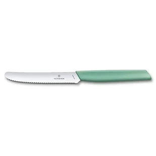 Victorinox Nóż ząbkowany stołowy do pomidorów Swiss Modern miętowy 6.9006.11W41 - Noże - miniaturka - grafika 1