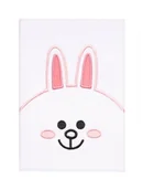 Notesy i bloczki - Line Friends Line Friends Line Friends Pluszowy Notes Notatnik A5 Króliczek Cony 5055918633982 - miniaturka - grafika 1