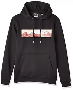 Jack&JONES męska bluza z kapturem JCOVALLEY Sweat Hood, czarna, XXL - Bluzy męskie - miniaturka - grafika 1