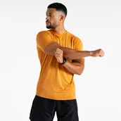 Koszulki sportowe męskie - Dare 2b Koszulka męska szybkoschnąca Accelerate Pomarańczowy, Rozmiar: XS - miniaturka - grafika 1