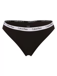 Calvin Klein - Stringi damskie, czarny - Majtki damskie - miniaturka - grafika 1