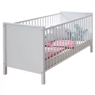 Białe łóżeczko niemowlęce bez materaca - Jasaro 7X - Łóżka dla dzieci i młodzieży - miniaturka - grafika 1