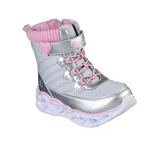 Śniegowce damskie - Śniegowce Dziecięce Skechers HEART LIGHTS 20287N-GYPK 21 EU - grafika 1