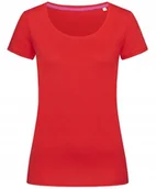 Koszulki i topy damskie - T-shirt damski Koszulka damska bawełniana Stedman Megan ST9120 Red S - miniaturka - grafika 1
