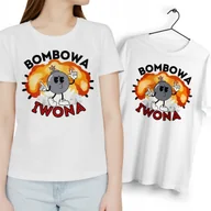 Koszulki i topy damskie - Dla Iwony T-Shirt Koszulka biała Na Prezent z Dowolnym Nadrukiem Zdjęciem - miniaturka - grafika 1