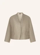 Marynarki i żakiety damskie - Windsor. Marynarka Z Błyszczącą Nicią I Rękawami 3/4 gold - miniaturka - grafika 1