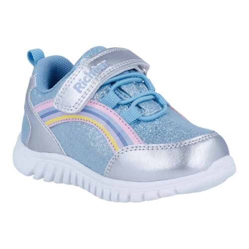 Richter Buty dziecięce Wallaby Sneaker, srebrne/turkusowe, rozmiar 33 EU