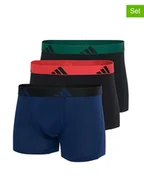 Majtki męskie - adidas Bokserki (3 pary) w kolorze granatowo-czarnym - miniaturka - grafika 1