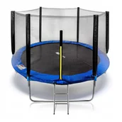 Trampoliny - Trampolina ogrodowa Eliton 8 FT 252 cm z siatką zewnętrzną - miniaturka - grafika 1