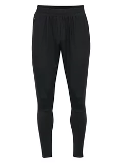 Spodnie sportowe męskie - Hummel Spodnie sportowe "Spiro" w kolorze czarnym - grafika 1