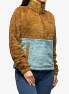 Bluzy sportowe damskie - Bluza damska Marmot Homestead Fleece 1/2 Zip - hazel/blue agave - miniaturka - grafika 1