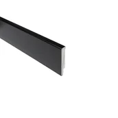 Listwy przypodłogowe - Listwa przypodłogowa polistyrenowa XPS MAT BLACK 8 cm Artens 3276007759860 - miniaturka - grafika 1