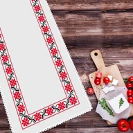 Pasmanteria - Haft krzyżykowy - Zestaw do haftu - Bieżnik - Haft ukraiński - miniaturka - grafika 1