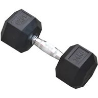 Hantle i ciężarki - UPOMINKARNIA Hantla gumowa Hex 14kg eb fit 1015231-0 - miniaturka - grafika 1