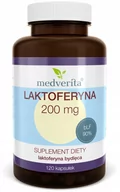 Witaminy i minerały - Medverita, Laktoferyna FORTE wołowa 200 mg, 120 kaps. - miniaturka - grafika 1