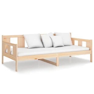 Lumarko Łóżko dzienne, lite drewno sosnowe, 80x200 cm - Łóżka - miniaturka - grafika 6