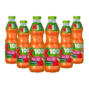Kubuś 100% Sok jabłko marchew malina 850 ml x 6 sztuk - Soki i napoje niegazowane - miniaturka - grafika 1
