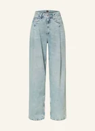 Spodnie damskie - Boss Jeansy Wide Leg blau - BOSS - miniaturka - grafika 1