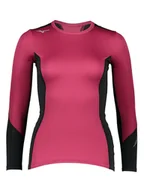 Koszulki sportowe damskie - Mizuno Koszulka funkcyjna "Virtual Body H2 Crew" w kolorze różowo-czarnym - miniaturka - grafika 1