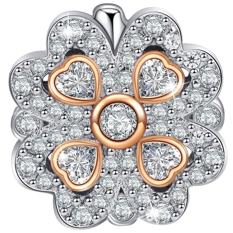 Charms Zawieszka Koniczyna Srebro 925