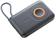 Powerbanki - Powerbank Joyroom JR-PBM02 22,5W 10000mAh 3w1 indukcyjny magnetyczny kompatybilny z MagSafe z wbudowanym kablem - czarny - miniaturka - grafika 1