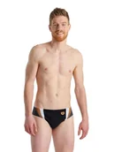 Kąpielówki męskie - Arena Kąpielówki w kolorze czarno-pomarańczowym - miniaturka - grafika 1