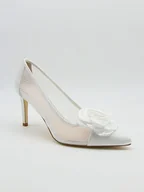 Czółenka - Bellucci Czółenka w kolorze białym - miniaturka - grafika 1