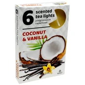 Świece - Podgrzewacz zapachowy kokos-wanilia 6 szt. - miniaturka - grafika 1