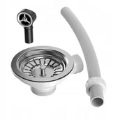 Korki do umywalek - Srebrny Gardziel Kielich Do Syfon Manualny Koszyk - miniaturka - grafika 1
