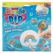 Zabawki kreatywne - Zestaw kreatywny SIMBA Doodle N Dip Tatuaże 105953088 - miniaturka - grafika 1