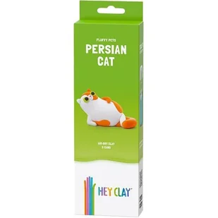 Masa plastyczna HEY CLAY Fluffy Pets Kot perski HCL30113CEE - Masy plastyczne - miniaturka - grafika 1